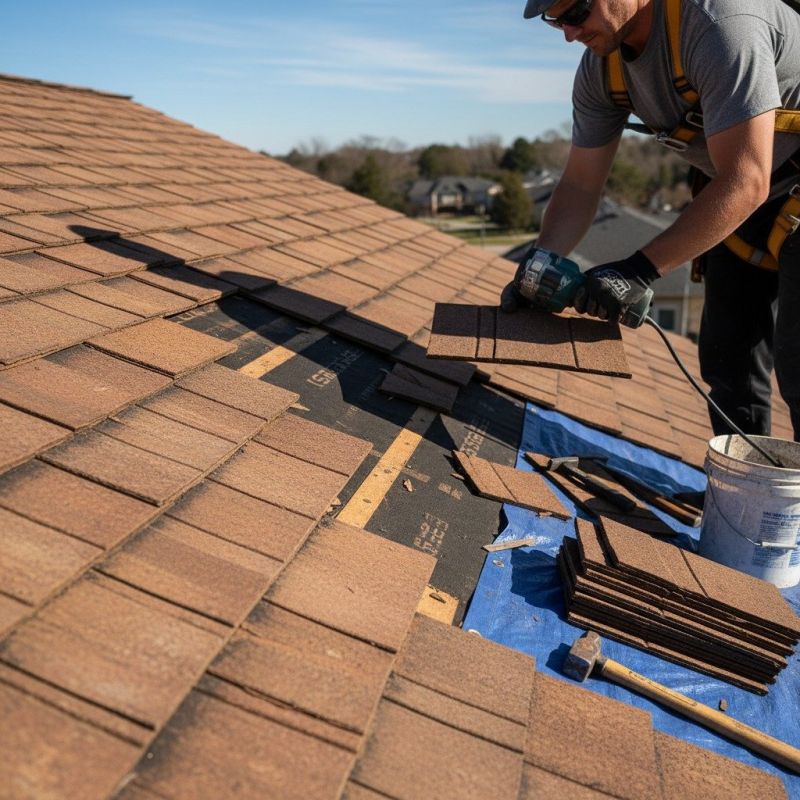 Shake Shingle Repair detail