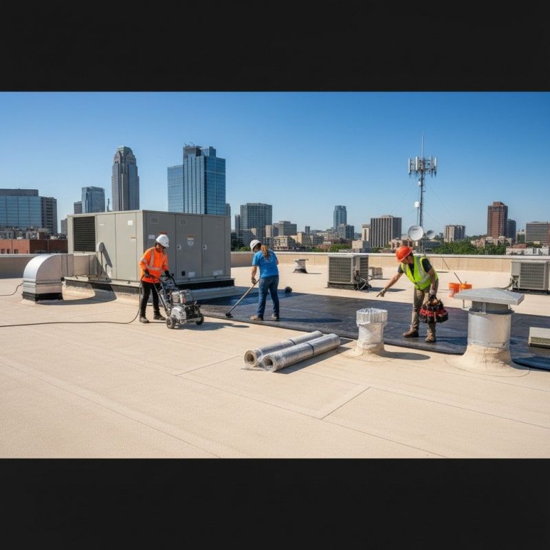 Single Ply Roof Repair detail